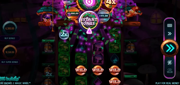 Fire Gnomes 2 Magic Wheel - Rueda mágica en acción