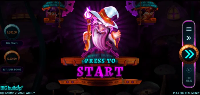 Fire Gnomes 2 Magic Wheel - Inicio del juego de bonificación