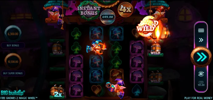 Fire Gnomes 2 Magic Wheel - Tabla de símbolos